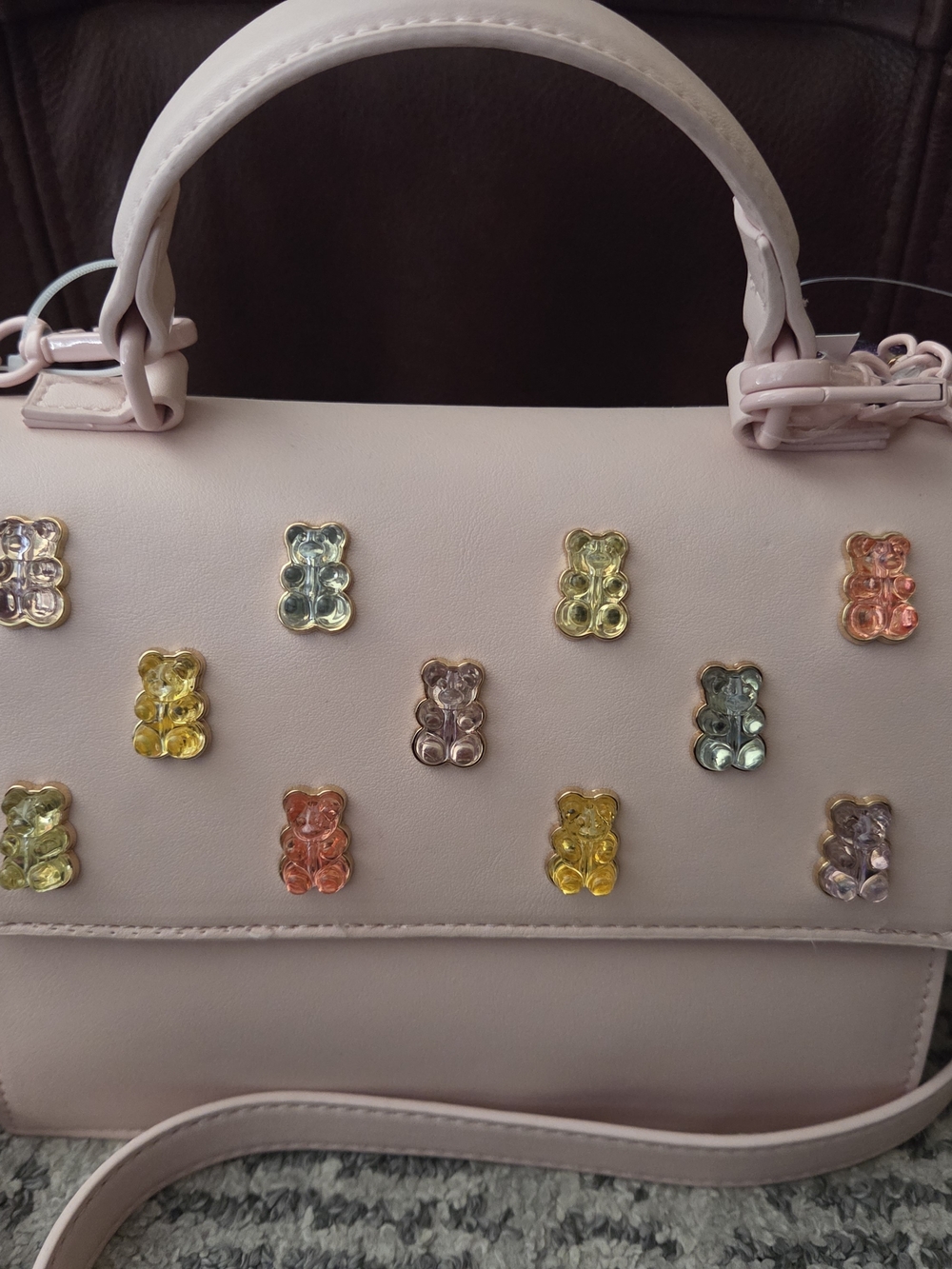 Betsey Johnson Gummy Bear Mini Top-Handle Crossbody - Picture 2 of 3